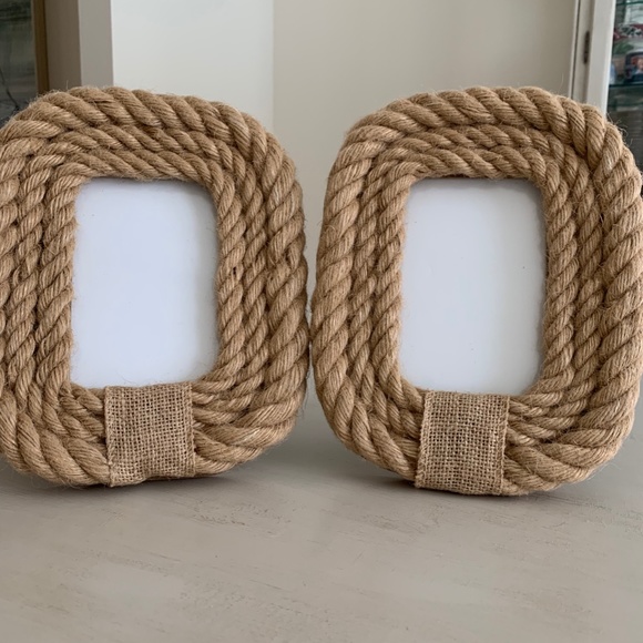 NWOT!  4X6  Hemp Rope Picture Frames - SET OF 2! - Picture 8 of 9